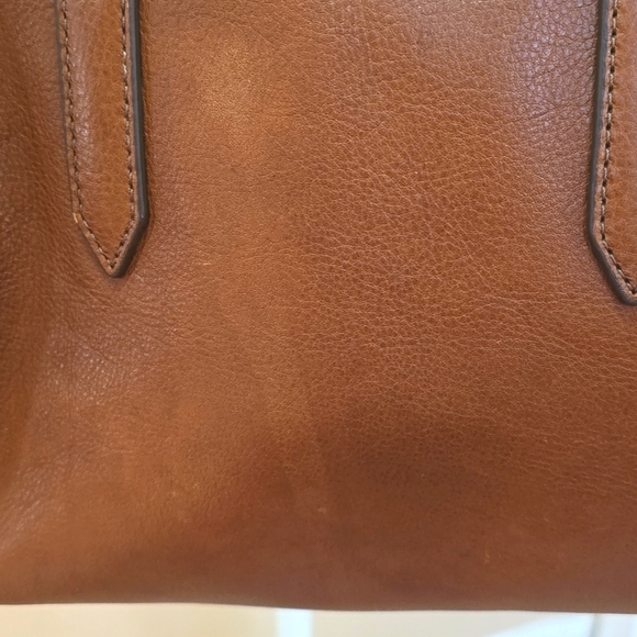 Fossil Brown Leather Crossbody - Picture 3 of 5